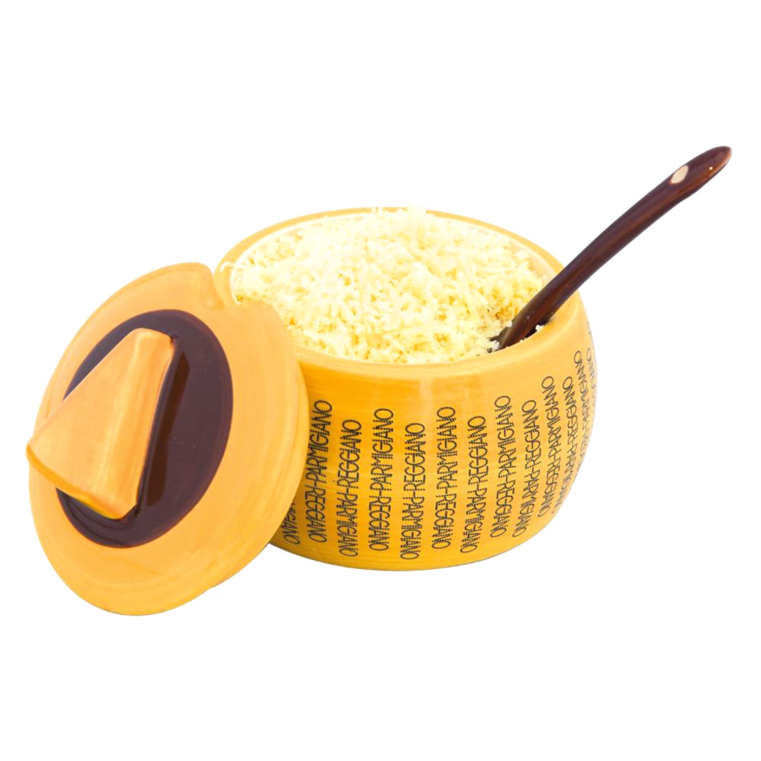 Parmigiano - Reggiano- Pottery Cheese Container - Sweetalyfood